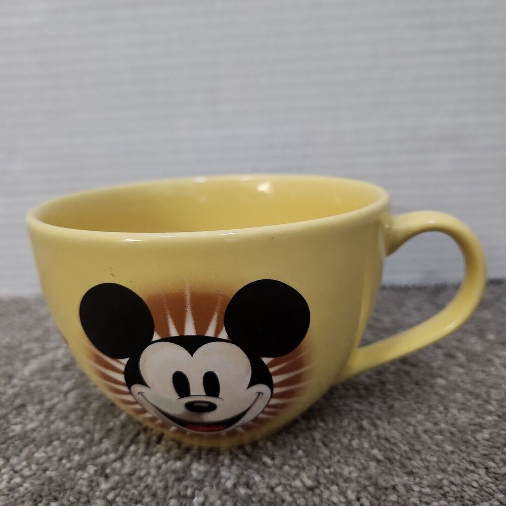 Disney Store Coffee cup Soup Mug bowl MICKEY MOUSE Classic Cup THE END